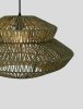 Lampa wisząca pleciona boho rustykalna industrialna nad stół do salonu sypialni ściemnialna Luces Exclusivas